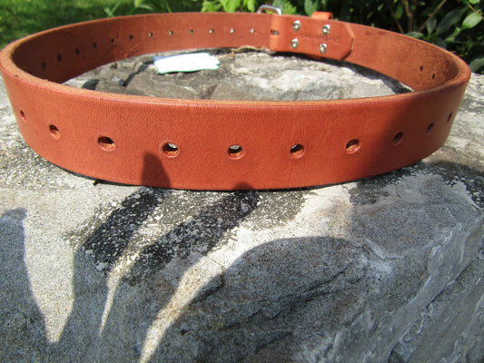 Hermann Oak Harness Leather Men's  thick work belt, gun belt, casual belt.  Made in US with US hides.  Custom made, Rugged Belt, Thick belt