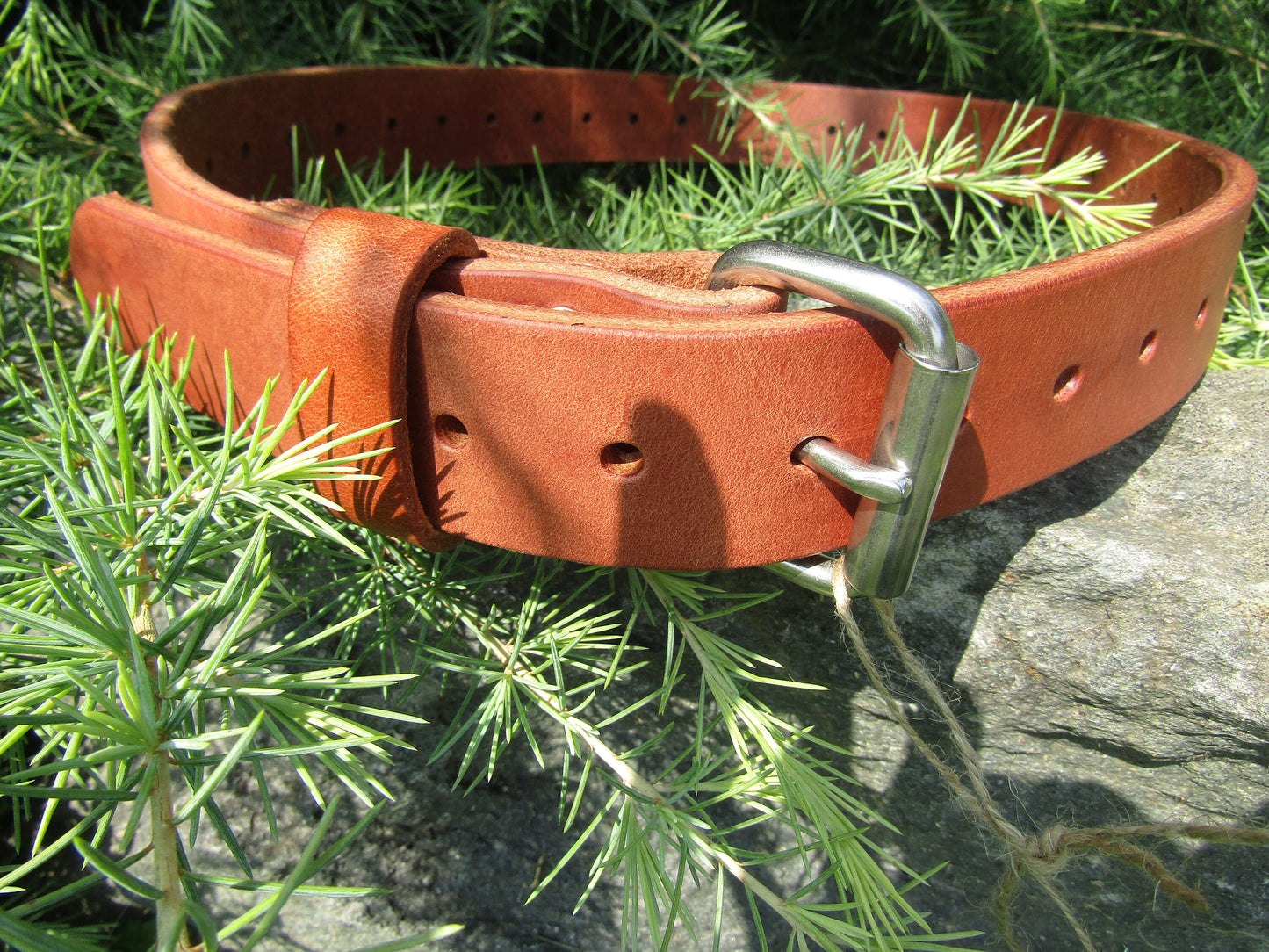 Hermann Oak Harness Leather Men's  thick work belt, gun belt, casual belt.  Made in US with US hides.  Custom made, Rugged Belt, Thick belt