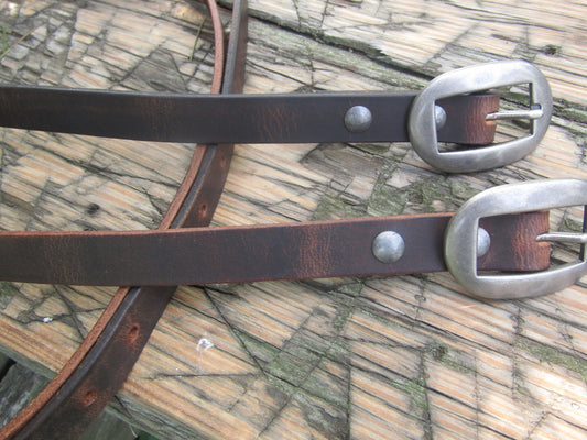 Plain Leather Belt 3/4 Wide - Leathersmith Designs Inc.