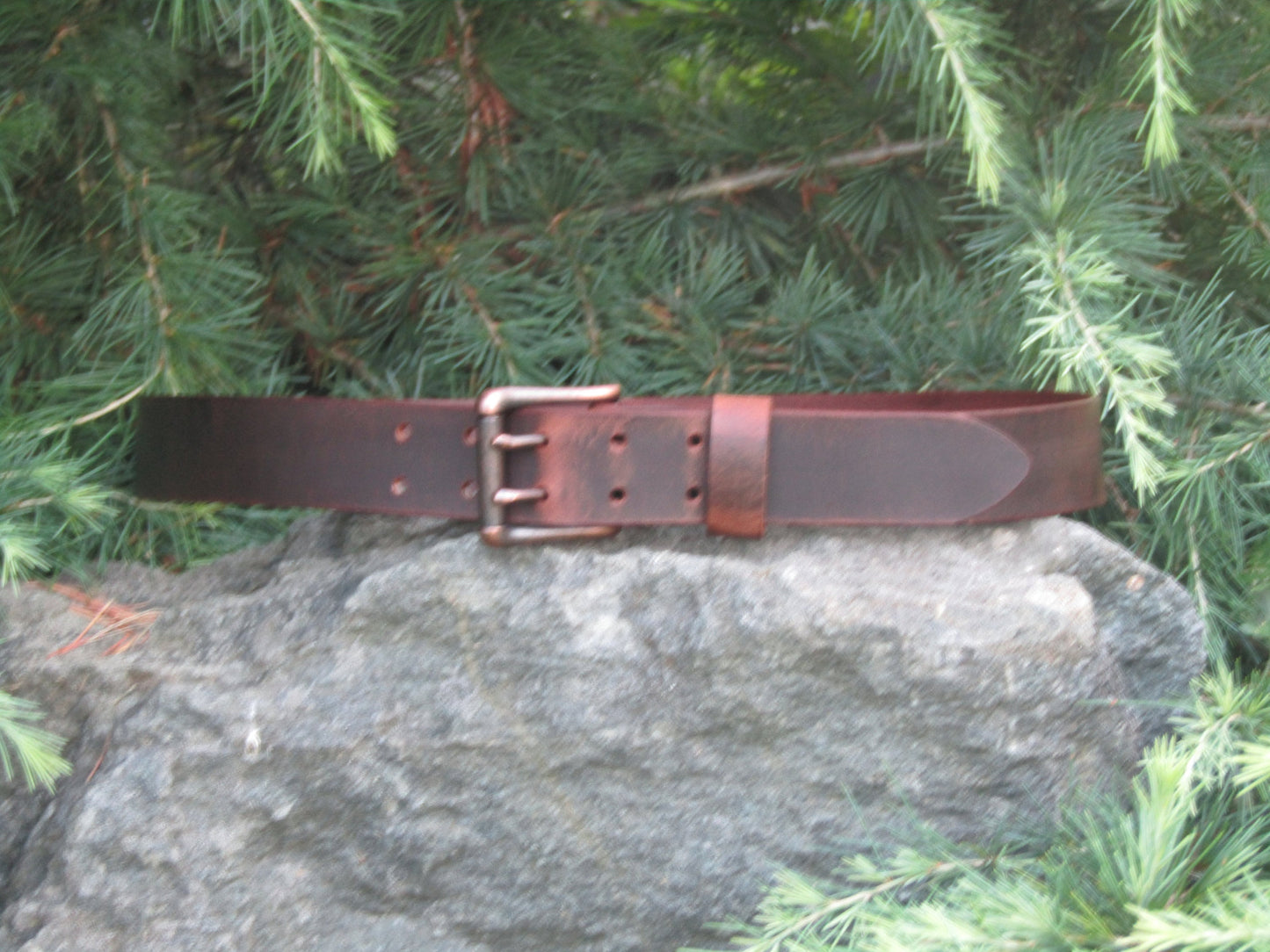 Mens Casual Vintage look Custom Handmade Belt Crazy Horse Water Buffalo leather/Rustic leather belt /two prong buckle/Full Grain leather