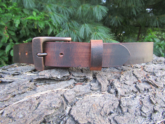 1 1/2 Mens Custom Handmade leather belt Crazy Horse Water Buffalo leather/Rustic leather belt /monogrammed belt/Full Grain leather