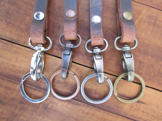 Full Grain leather lanyards, made from same leather as my belts