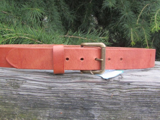 1 1/2" Hermann Oak Harness Leather belt