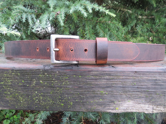 Ships Today 40 inch waist Crazy Horse Water Buffalo leather,Rustic leather belt ,Full Grain leather belt size 43